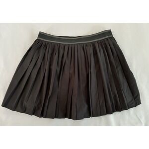 SSYS The Label Skort Black Pleated‎ Women's Tennis Golf  Gym Sz Large